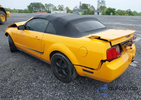 2007 Ford Mustang V6 Deluxe/V6 Premium из США, поврежденный, VIN 1ZVHT84N875368841